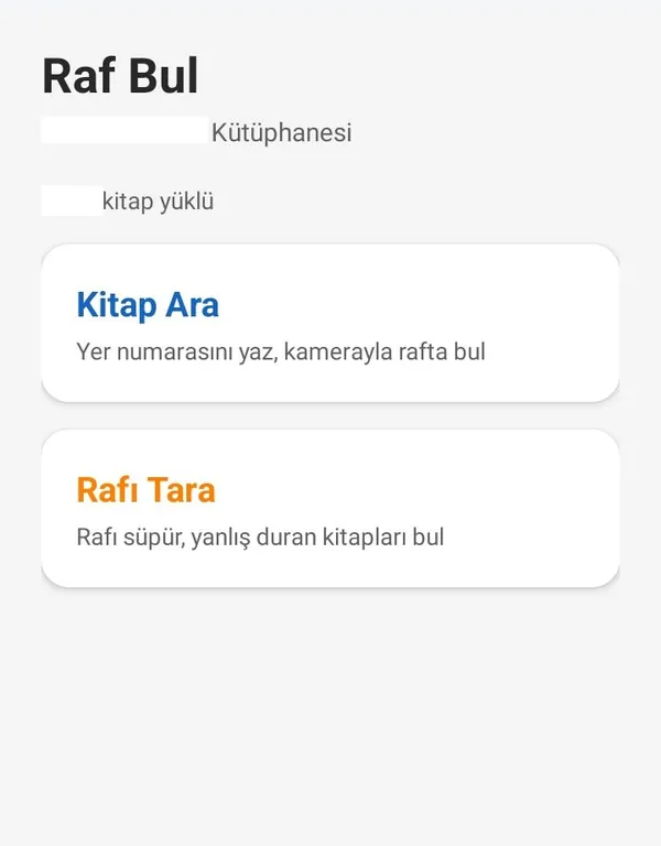 Raf Bul — telefon görünümü